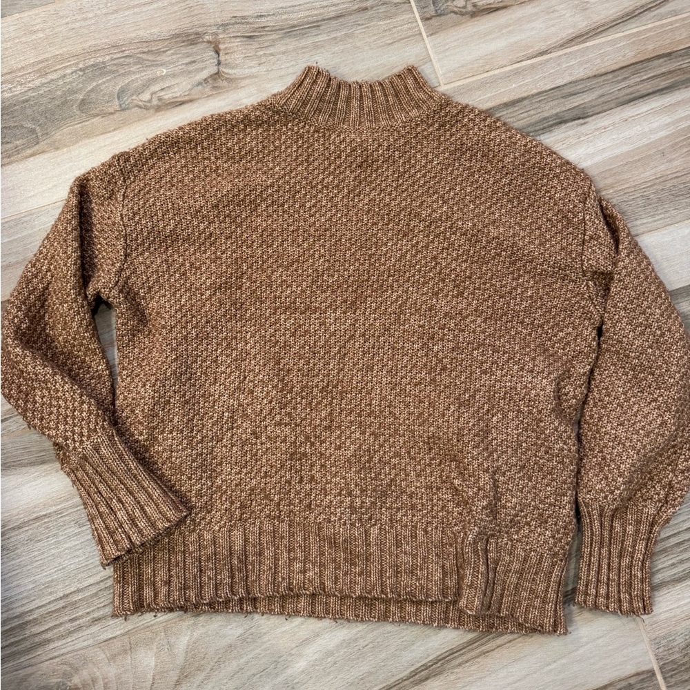 Cozy Brown Knit Sweater